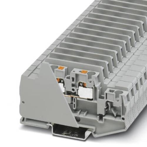 Phoenix Contact 3062744 Doppelstockklemme 8.2 mm Schnellanschluss Grau 50 St.