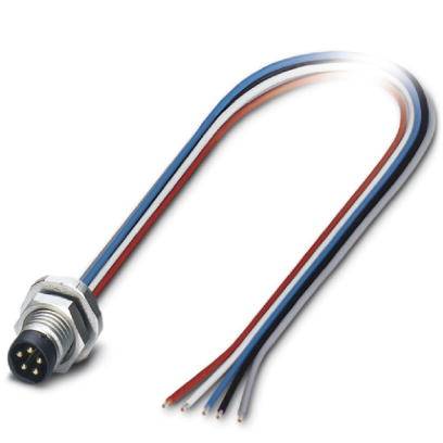Phoenix Contact 1424234 Sensor-/Aktor-Einbausteckverbinder M8 Stecker, Einbau 0.50 m Polzahl Sensoren: 5 1 St.