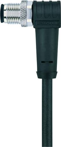 Escha 8046999 Sensor-/Aktor-Steckverbinder, konfektioniert M12 Stecker, gewinkelt 5.00m Polzahl: 8 1