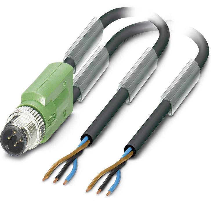 Phoenix Contact 1669686 Sensor-/Aktor-Steckverbinder, konfektioniert M12 Stecker, gerade 1.50 m Polzahl Sensoren: 3 1 St.