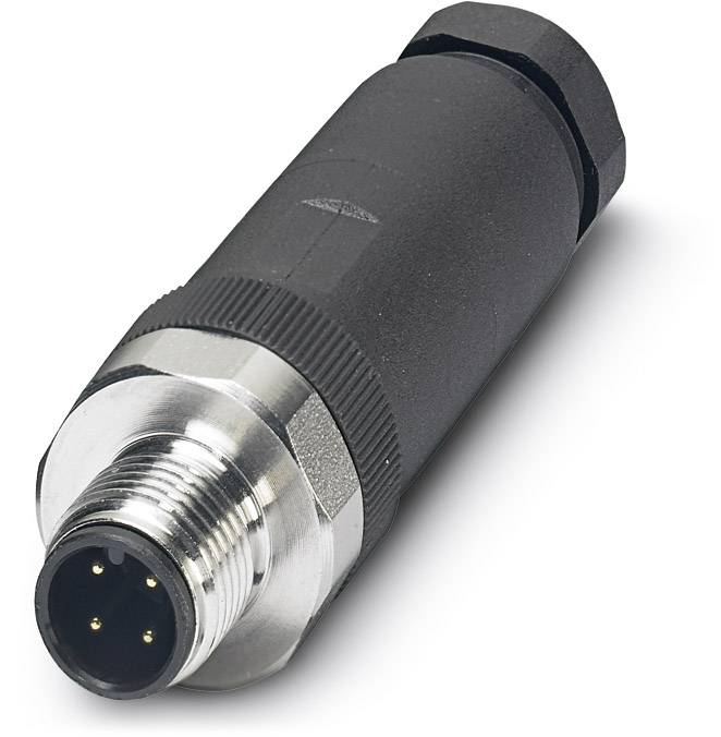 Phoenix Contact 1553174 Sensor-/Aktor-Steckverbinder, unkonfektioniert M12 Stecker, gerade Polzahl Sensoren: 4 1 St.