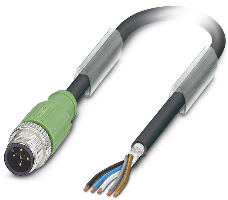 Phoenix Contact 1682731 Sensor-/Aktor-Steckverbinder, konfektioniert M12 Stecker, gerade 5.00m Polzahl Sensoren: 5 1St.