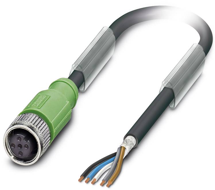 Phoenix Contact 1682935 Sensor-/Aktor-Steckverbinder, konfektioniert M12 Buchse, gerade 1.50 m Polz