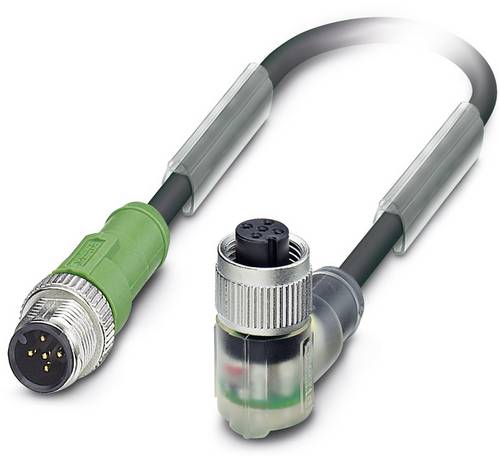 Phoenix Contact 1694651 Sensor-/Aktor-Steckverbinder, konfektioniert M12 Stecker, gerade, Buchse, g