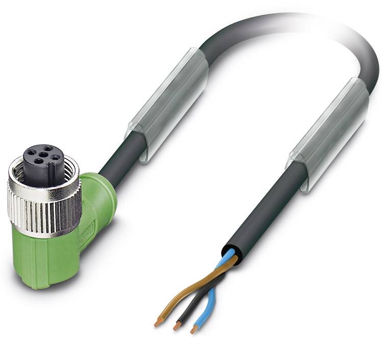 Phoenix Contact 1570173 Sensor-/Aktor-Steckverbinder, konfektioniert M12 Buchse, gewinkelt 20.00m Polzahl Sensoren: 3 1St.