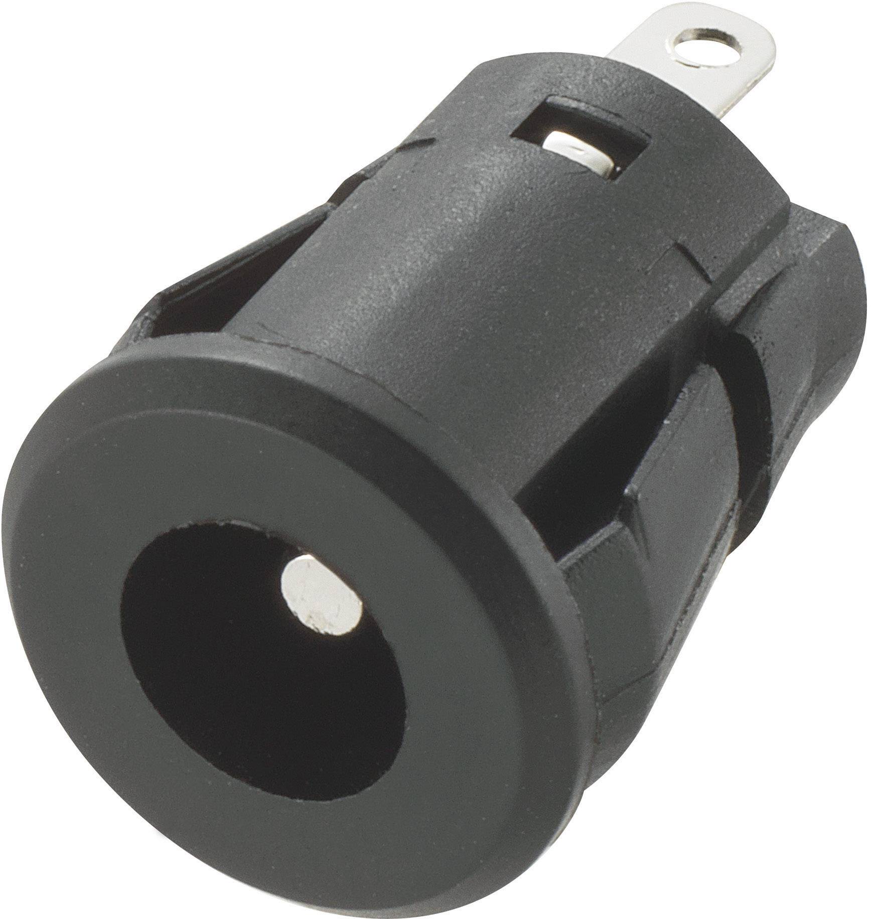 TRU Components Niedervolt-Steckverbinder Buchse, Einbau vertikal 5.8mm 2.5mm