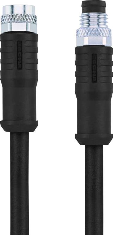 Escha 8046258 Sensor-/Aktor-Steckverbinder, konfektioniert M8 Stecker, gerade, Buchse, gerade 2.00