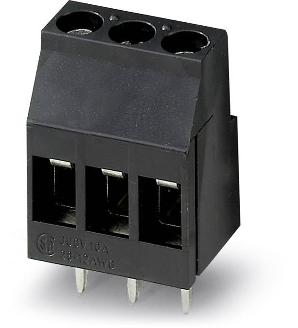 Phoenix Contact 1985991 Schraubklemmblock 2.50mm² Polzahl 3 Schwarz 50St.