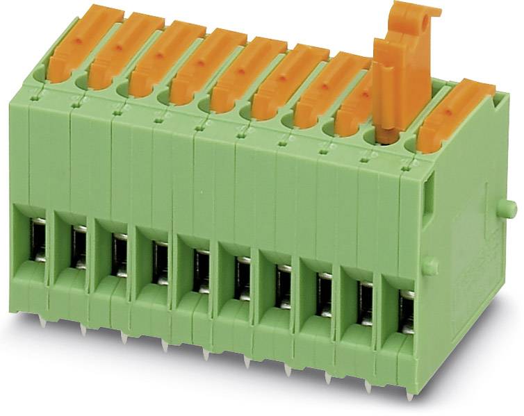 Phoenix Contact 1780015 Schraubklemmblock 2.50mm² Polzahl 1 Grün 50St.