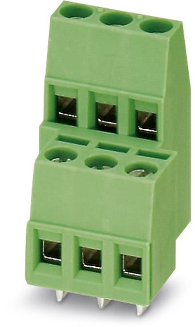 Phoenix Contact 1725041 Doppelstockklemme 1.50mm² Polzahl 6 Grün 100St.