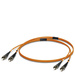 Phoenix Contact 2901817 Glasfaser LWL Anschlusskabel [1x ST-Stecker - 1x ST-Stecker] 50/125 µ Multimode OM2 5.00m