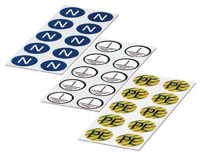 Phoenix Contact 0806767 ETS-E ETS-E - Aufkleber Weiß, Schwarz Inhalt: 100 St.