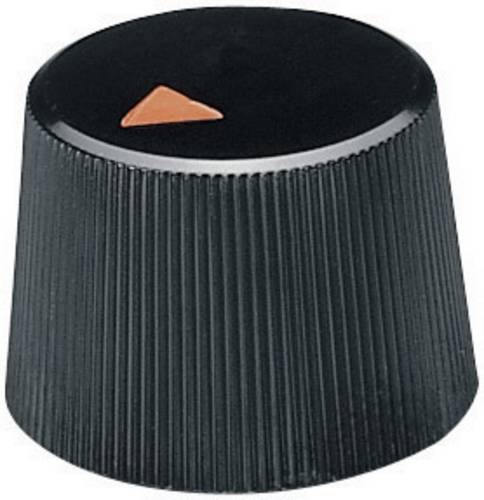 OKW A1316240 Drehknopf mit Zeiger Schwarz (Ø x H) 16.4mm x 12.3mm 1St.