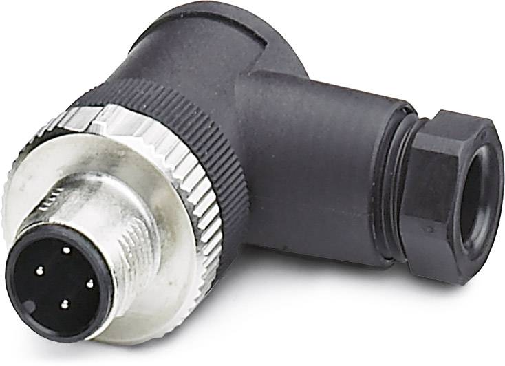 Phoenix Contact 1542981 Sensor-/Aktor-Steckverbinder, unkonfektioniert M12 Stecker, gewinkelt Polzahl Sensoren: 4 1 St.