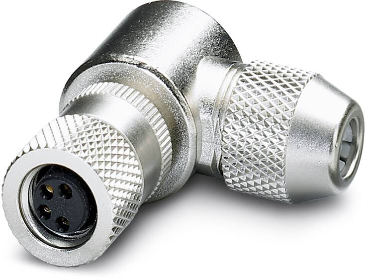 Phoenix Contact 1436482 Sensor-/Aktor-Steckverbinder, unkonfektioniert M8 Buchse, gewinkelt Polzahl Sensoren: 4 1 St.