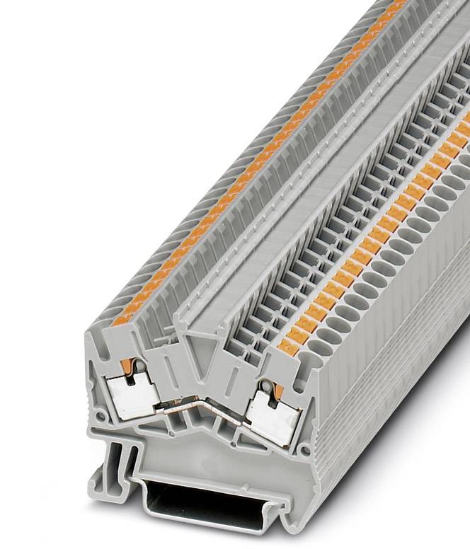 Phoenix Contact 3211799 Durchgangsreihenklemme 5.2mm Schnellanschluss Grau 50St.