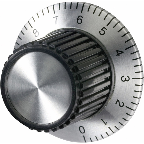 Bouton compte-tours aluminium (anodisé) (Ø x H) 37 mm x 23.3 mm 1 pcs.