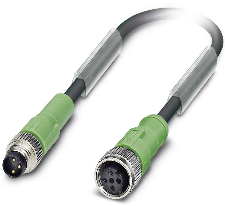 Phoenix Contact 1682333 Sensor-/Aktor-Steckverbinder, konfektioniert M12 Stecker, gerade, Buchse, gerade 3.00m Polzahl Sensoren