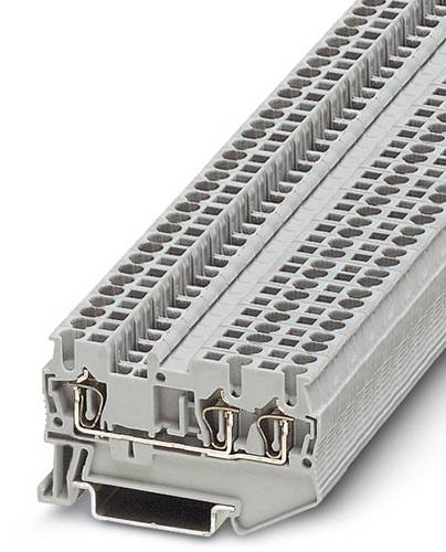 Phoenix Contact 3031241 Durchgangsreihenklemme 5.2 mm Zugfeder Grau 50 St.