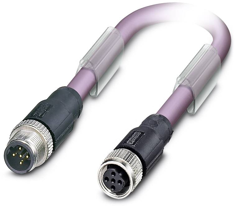 Phoenix Contact 1507405 Sensor-/Aktor-Datensteckverbinder, konfektioniert M12 Stecker, gerade, Buchse, gerade 15.00 m Polzahl Sensoren: 2 1 St.