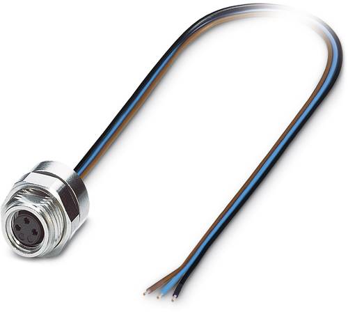 1453449 Sensor-/Aktor-Einbausteckverbinder M8 Buchse, Einbau 0.50m Polzahl: 3 1St.