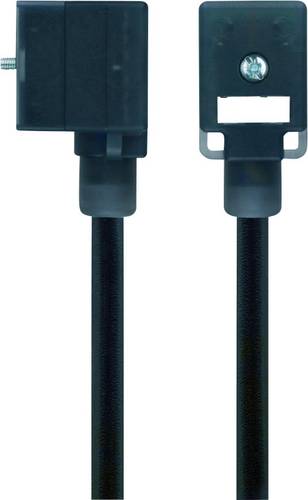 Escha Ventilsteckverbinder Bauform BI Schwarz VBI21-230.0-5/S370 Pole:2+PE Inhalt: 1St.