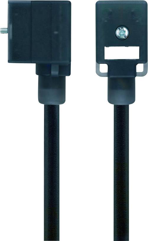 Escha Ventilsteckverbinder Bauform BI Schwarz VBI21-230.0-5/S370 Pole:2+PE 8047813 Inhalt: 1St.