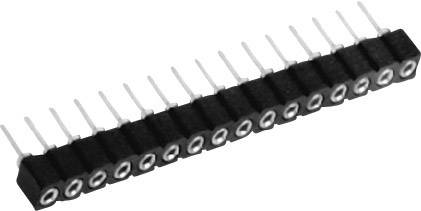 TRU Components Buchsenleiste (Präzision) Anzahl Reihen: 1 Polzahl je Reihe: 10 TC-0514-010-1-50-00-