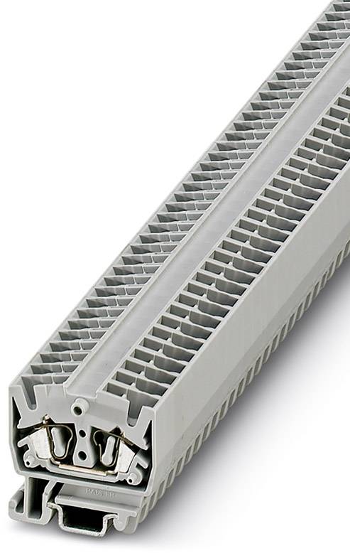 Phoenix Contact 3244012 Durchgangsklemme 5.2 mm Zugfeder Grau 50 St.