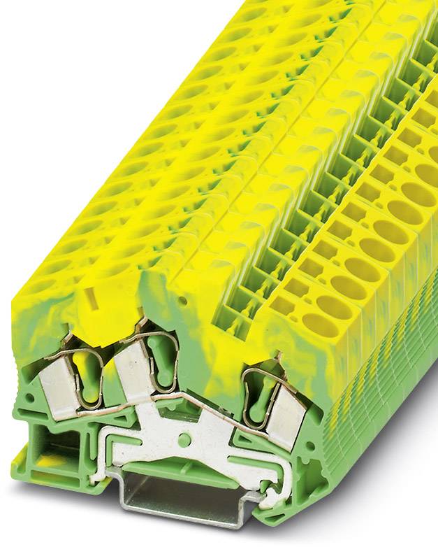 Phoenix Contact 3038176 Durchgangsreihenklemme 8.2 mm Zugfeder Grün, Gelb 50 St.