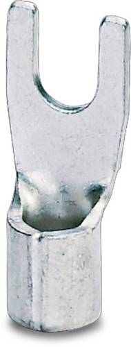 Phoenix Contact 3240146 Gabelkabelschuh 1.10 mm² 2.50 mm² Loch-Ø=6.5 mm Unisoliert Metall 100 St.