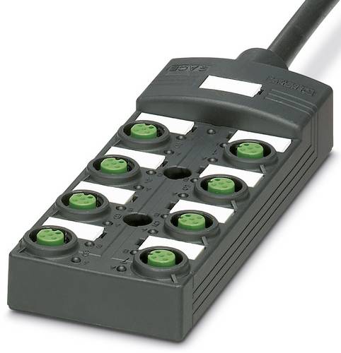 Phoenix Contact SACB-8/ 8- 5,0PUR SCO P 1452518 Sensor/Aktorbox passiv M12-Verteiler mit Kunststoff