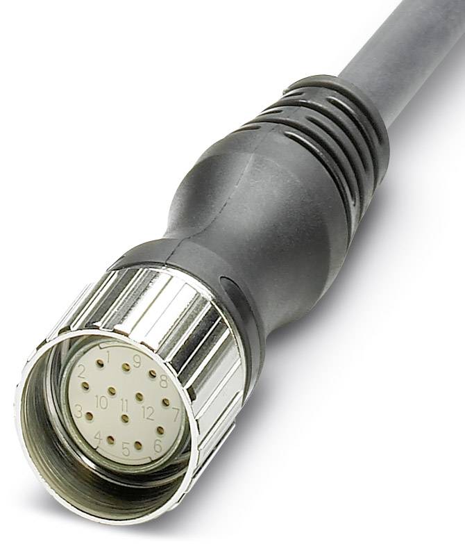 Phoenix Contact 1684014 Sensor-/Aktor-Anschlussleitung M12 Buchse, gerade 5.00m Polzahl Sensoren: 12 1St.