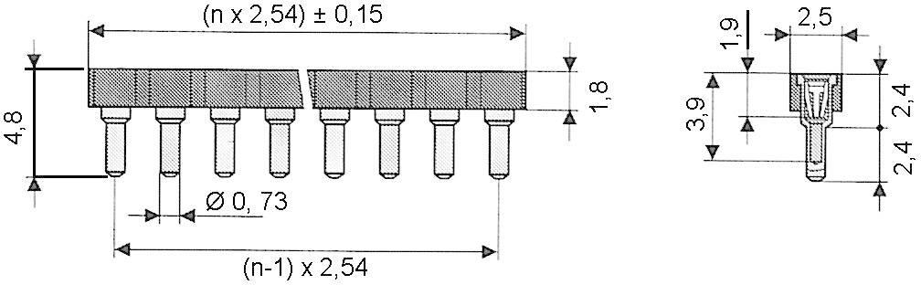 W & P Products 186-20-1-50-00 186-20-1-50-00 IC-Buchsenleiste Rastermaß: 2.54 mm Polzahl (num): 20