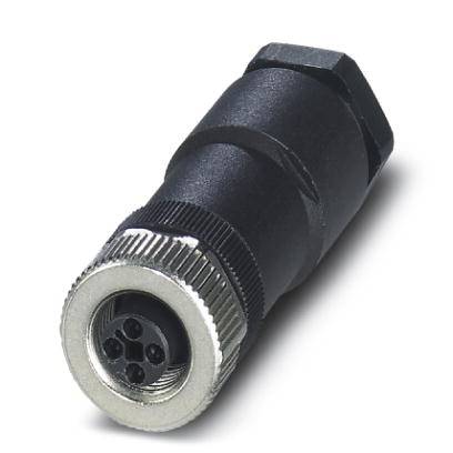Phoenix Contact 1404644 Sensor-/Aktor-Steckverbinder, unkonfektioniert M12 Buchse, gerade Polzahl Sensoren: 4 1St.