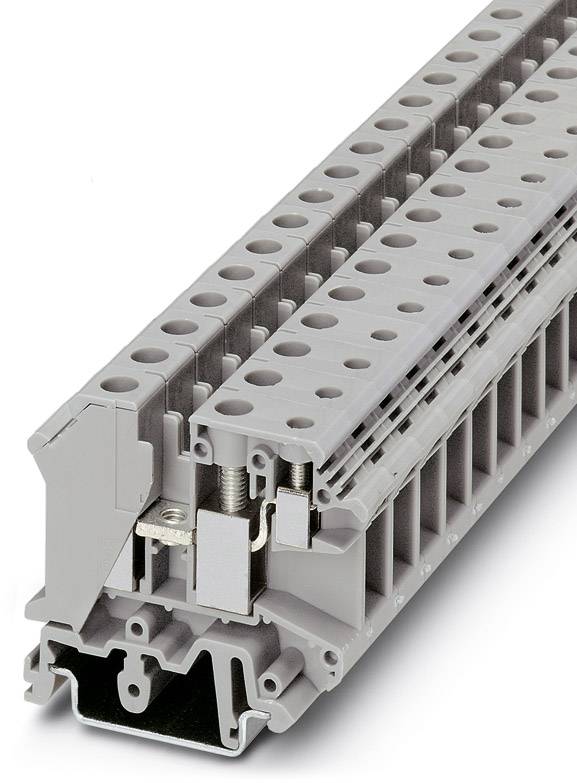 Phoenix Contact 3001381 Durchgangsreihenklemme 10.2 mm Schrauben Grau 50 St.