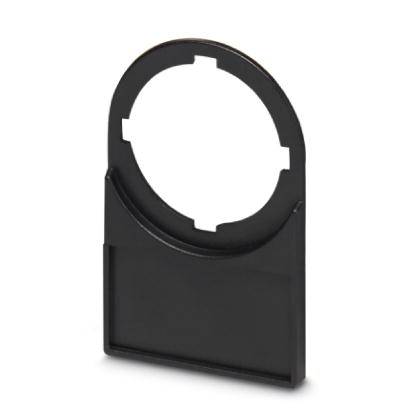 Phoenix Contact 0828986 CARRIER-EMLP 22 (27X15) Zeichenträger Montage-Art: aufclipsen Beschriftungsfläche: 27 x 15 mm Schwarz 50 St.