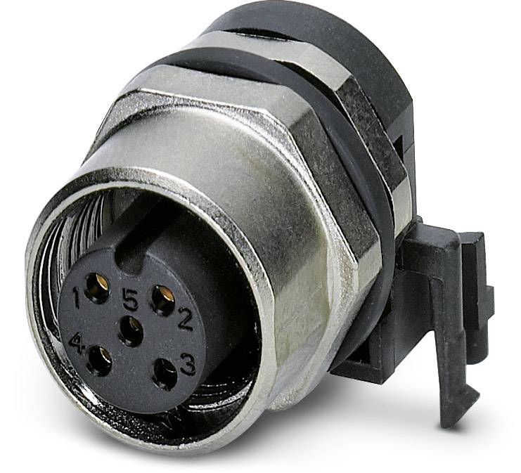 Phoenix Contact 1436563 Sensor-/Aktor-Einbausteckverbinder M12 Buchse, Einbau Polzahl Sensoren: 5 10St.