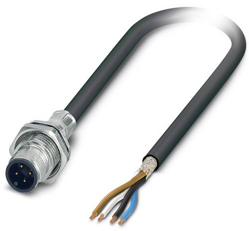 Phoenix Contact 1419399 Sensor-/Aktor-Einbausteckverbinder M12 Stecker, Einbau 1.00 m Polzahl Senso