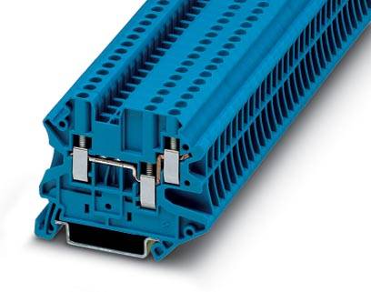 Phoenix Contact 3044526 Durchgangsreihenklemme 5.2mm Schrauben Blau 50St.