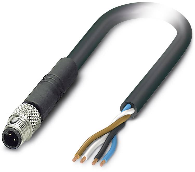 Phoenix Contact 1526282 Sensor-/Aktor-Steckverbinder, konfektioniert M8 Buchse, gerade 5.00 m Polza