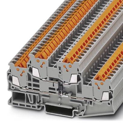 Phoenix Contact 3206241 Bauelementreihenklemme 5.2mm Schnellanschluss Grau 50St.