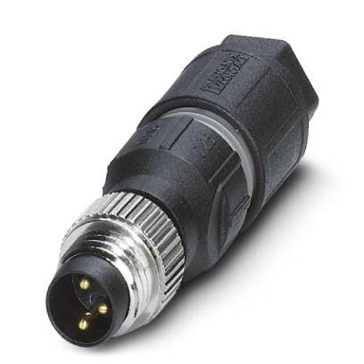 Phoenix Contact 1441008 Sensor-/Aktor-Steckverbinder, unkonfektioniert M8 Stecker, gerade Polzahl Sensoren: 3 1St.