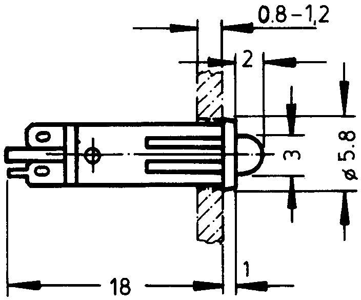 RAFI 1.69.508.810/0000 Standard Signalleuchte mit Leuchtmittel Grün 1St.