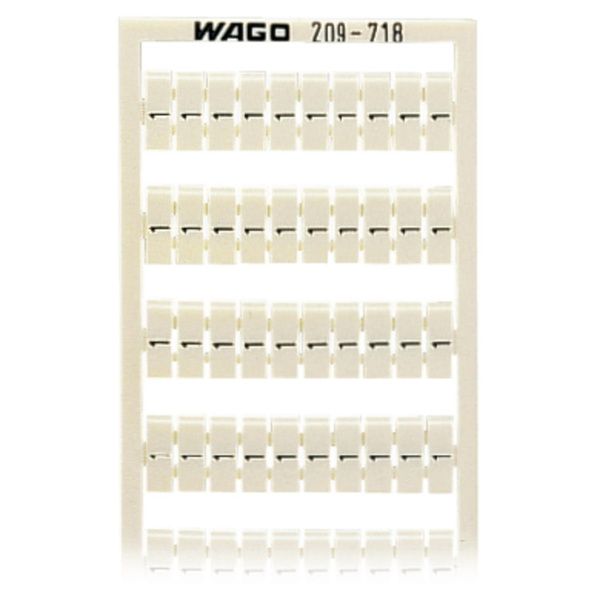 WAGO 209-718 Bezeichnungskarten Aufdruck: 1, 2 5St.