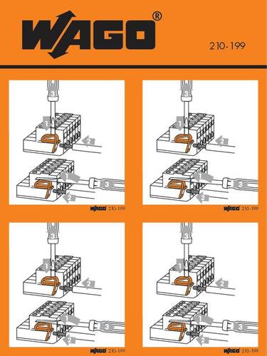 WAGO 210-199 Handhabungsaufkleber 100 St.