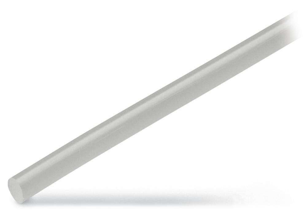 Ein langer, dünner Metallstab, der von links unten nach rechts oben verläuft.