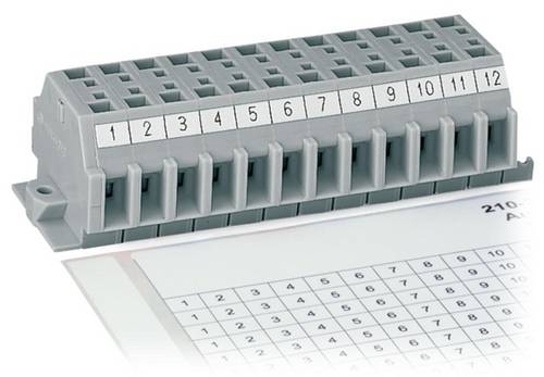 WAGO 210-333/600-103 Beschriftungsstreifen selbstklebend Weiß 1 St.