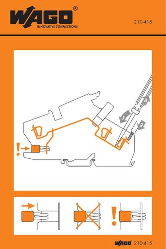 WAGO 210-415 Handhabungsaufkleber 100 St.