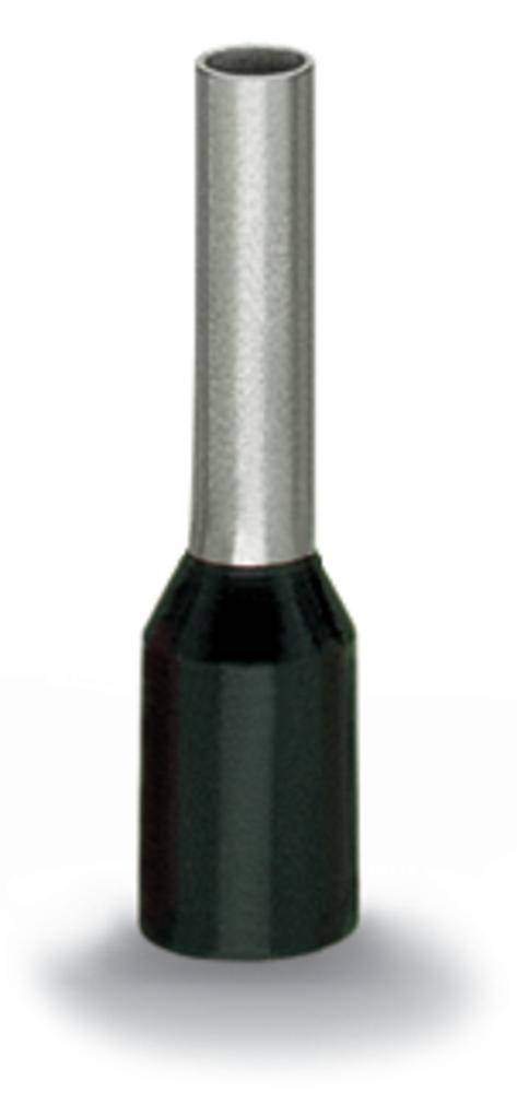 WAGO 216-264 Aderendhülse 1.5mm² Teilisoliert Schwarz 1000St.